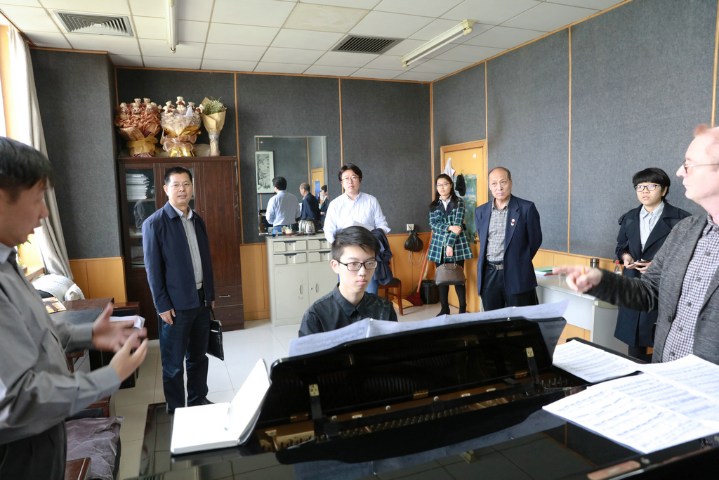 参观俄籍专家弗拉基米尔 扎尼的专业课